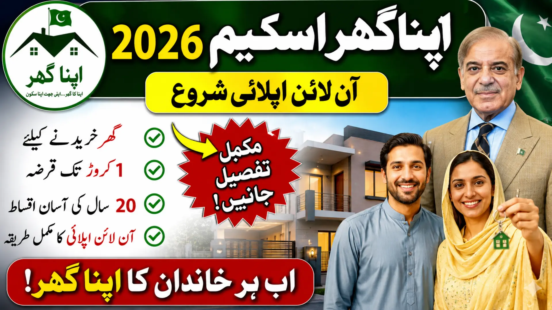 Prime Minister Apna Ghar Scheme 2026 Online Apply Guide - Eligibility and Registration Process